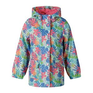 Minoti Girls Tropical Raincoat / Mint